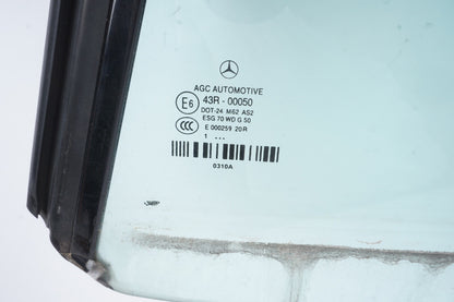 11-17 Mercedes W207 E350 Convertible Rear Left Side Quarter Window Glass OEM