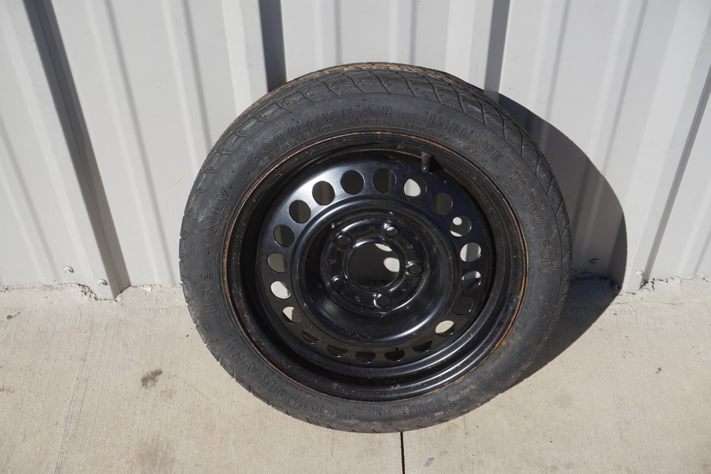 1993 Cadillac Allante 15X4 Wheel Compact Spare Tire T125/70R15 5x115mm OEM