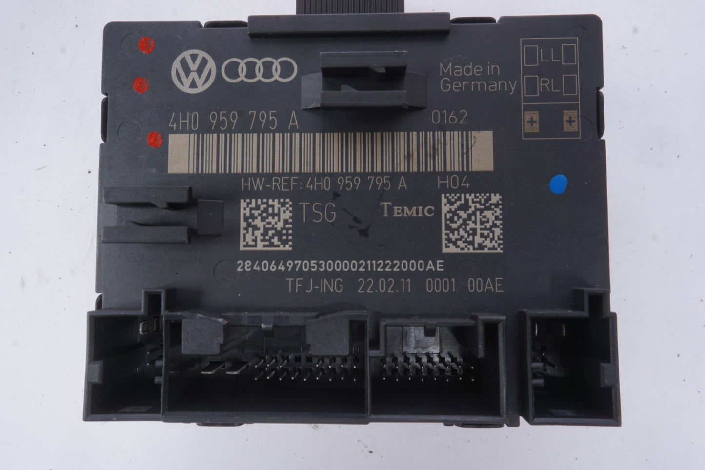 2012-2018 AUDI A8 L A8 S8 D4 LEFT DRIVER REAR DOOR CONTROL MODULE UNIT OEM