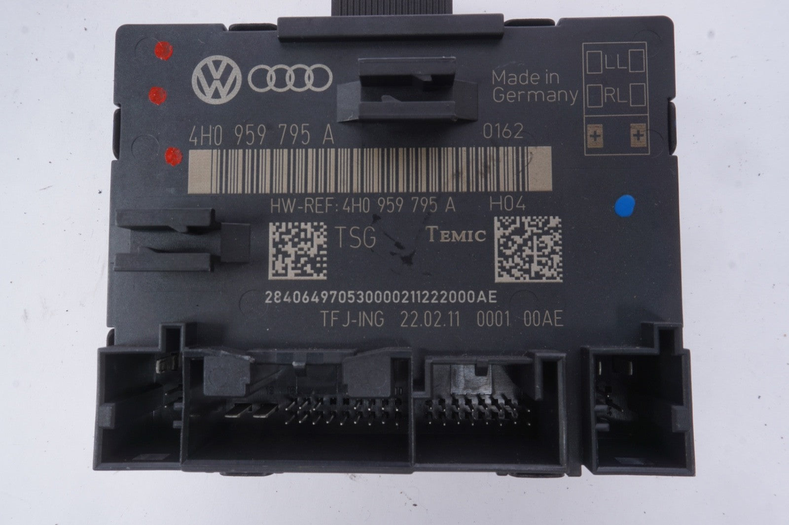 2012-2018 AUDI A8 L A8 S8 D4 LEFT DRIVER REAR DOOR CONTROL MODULE UNIT OEM