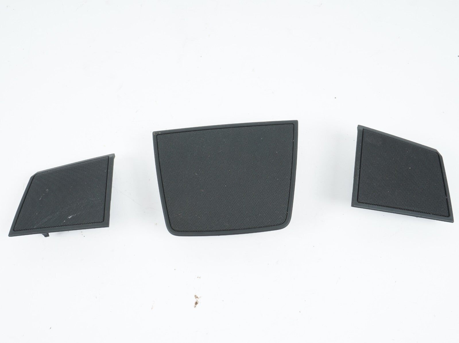 2014 - 2017 MASERATI QUATTROPORTE DASH SPEAKER TWEETER W/ COVER SET OF 3 OEM