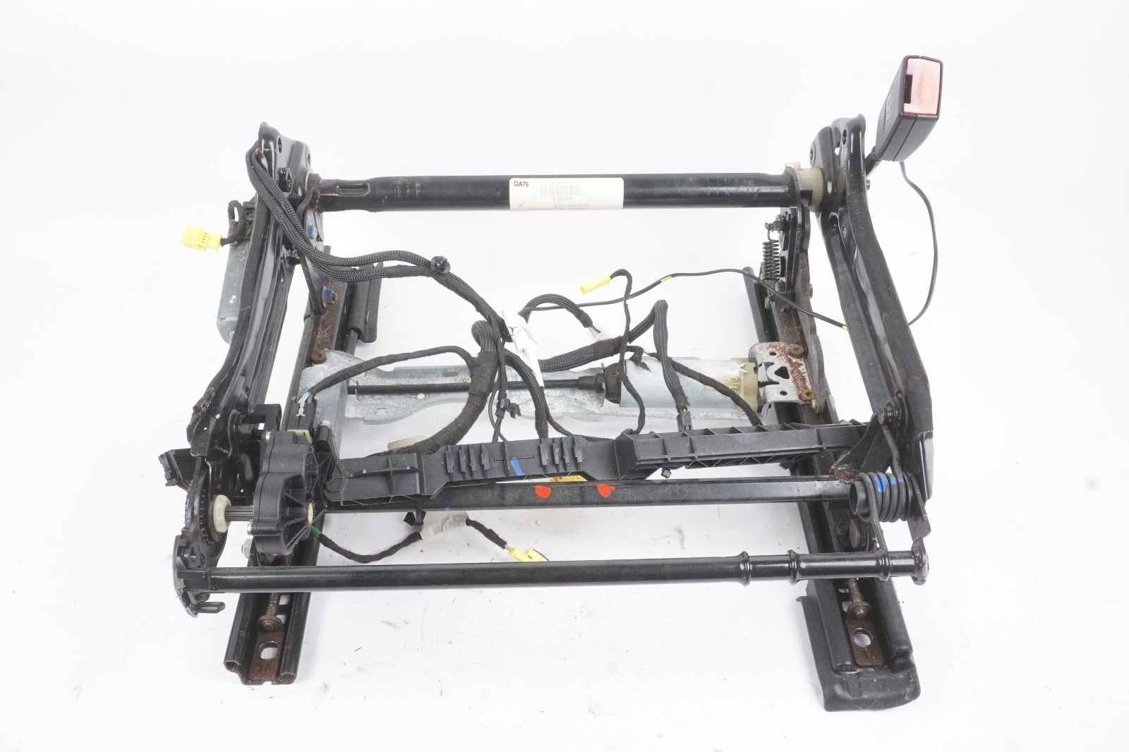08-14 Mercedes W204 C300 GLK350 Front Right Seat Rail Track Frame & Motors OEM