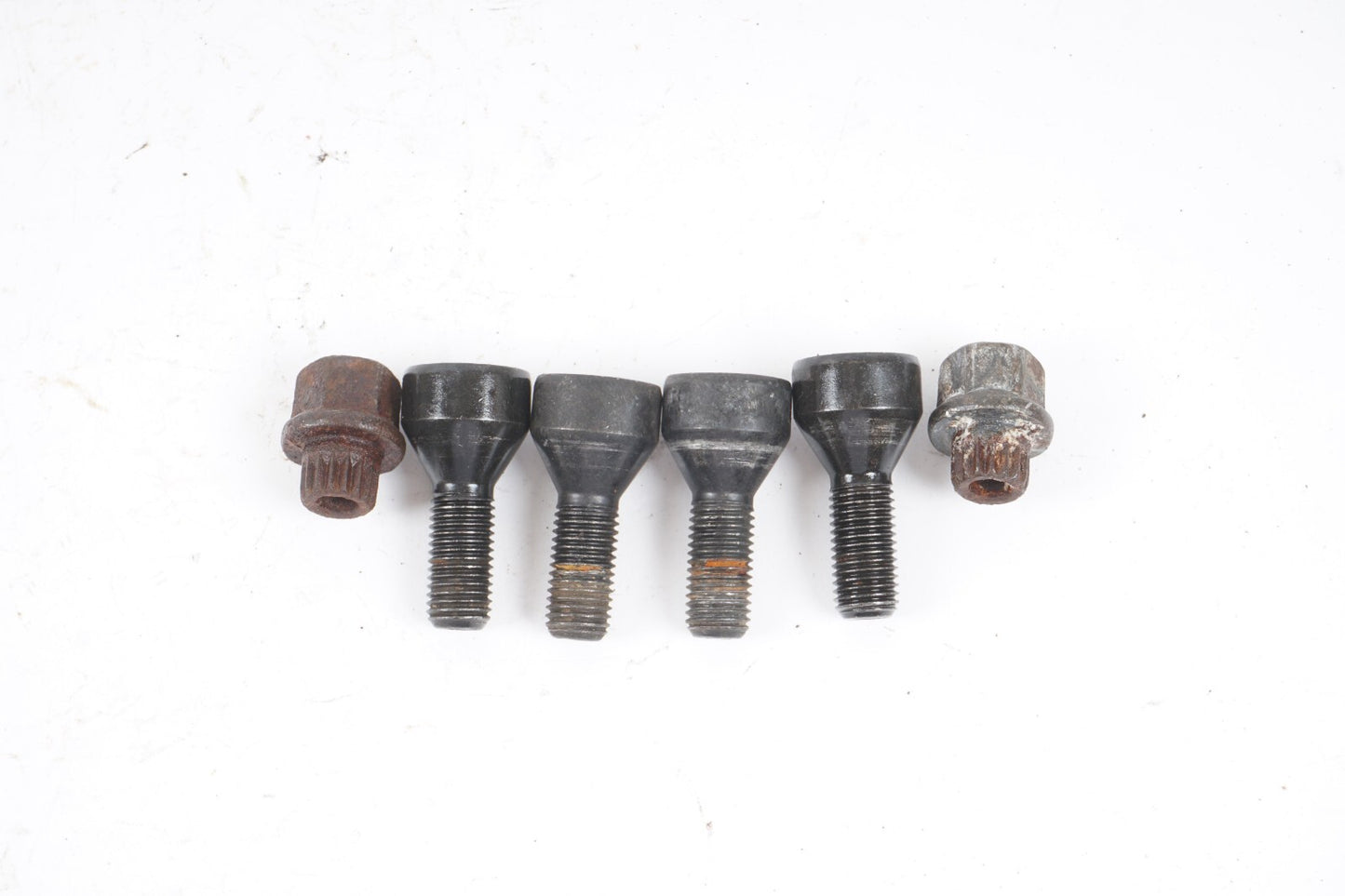 W221 W222 W166 W167 W204 W216 W213 WHEEL LUG NUT W/ LOCK KEY SET of 6 OEM