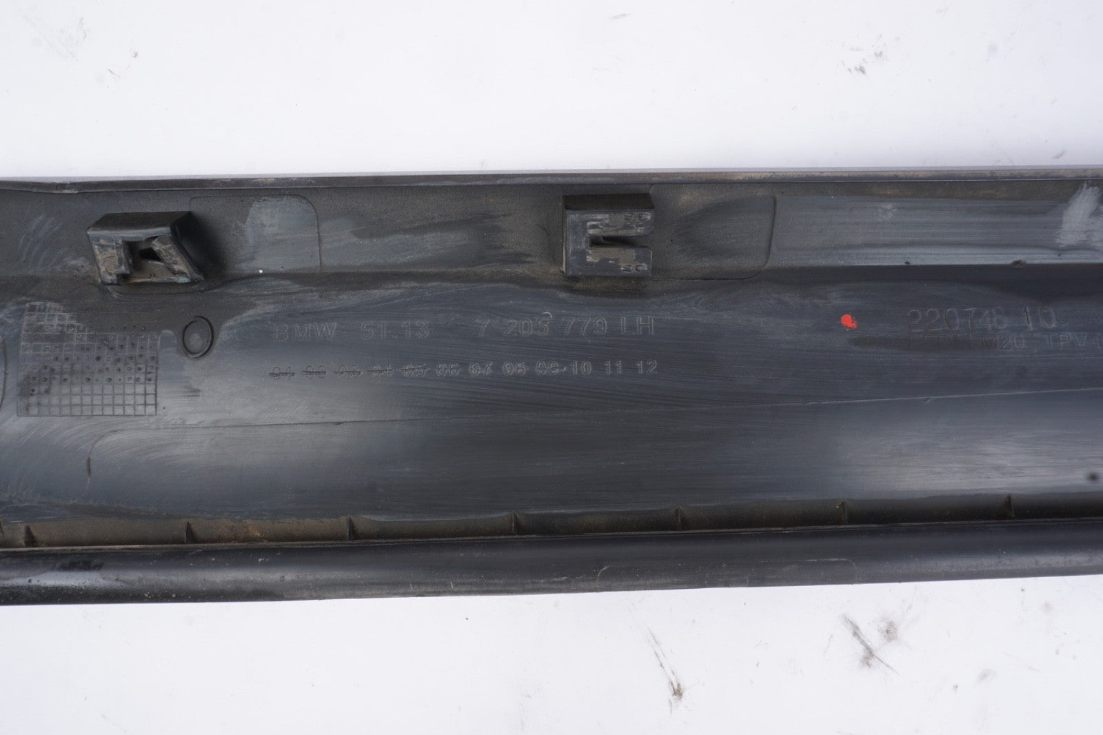 2011 - 2016 BMW X3 (F25) FRONT LEFT DRIVER OUTSIDE DOOR TRIM PANEL (BLACK)
