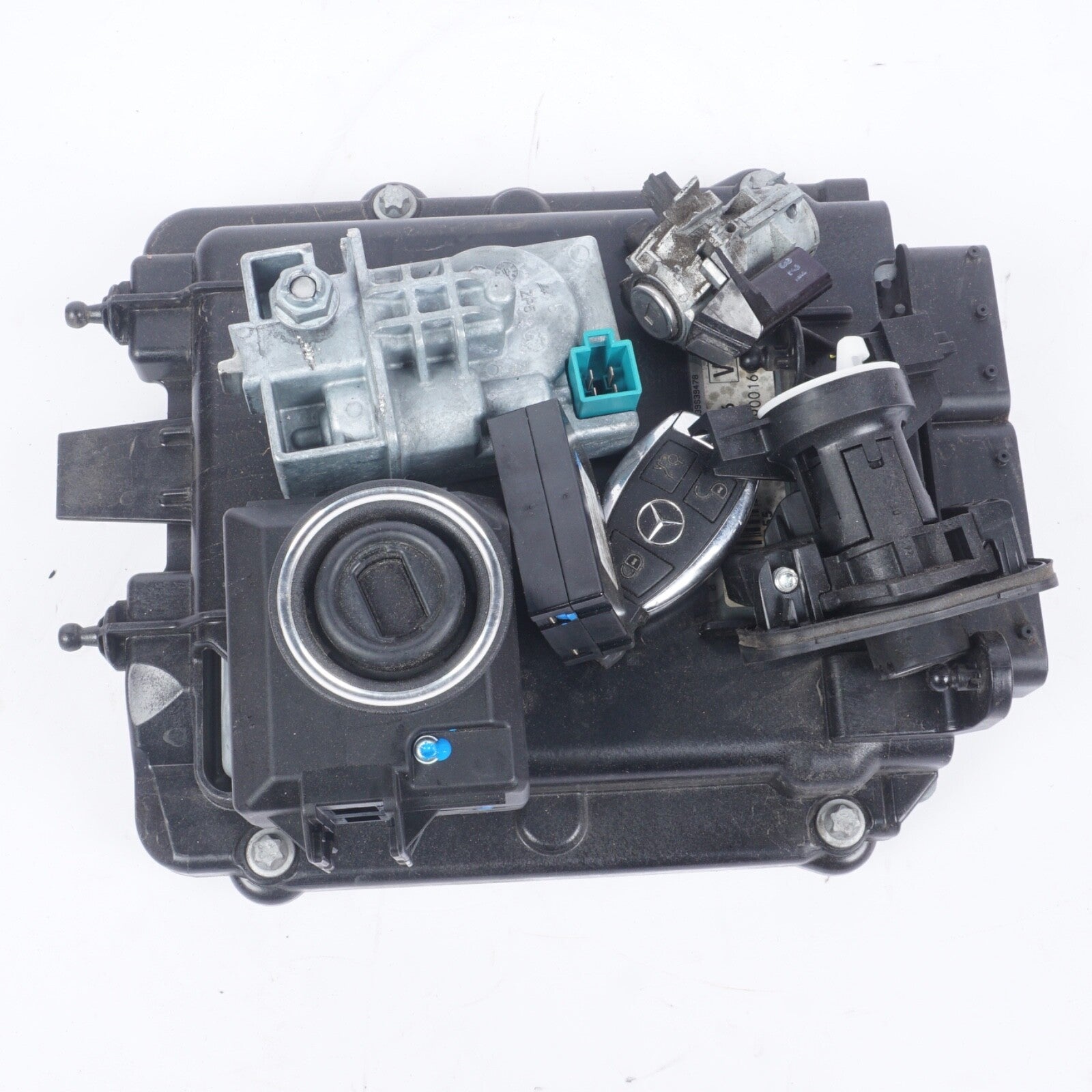 12-15 Mercedes W212 E350 C350 GLK350 ECU Engine Control  Ignition Lock Key