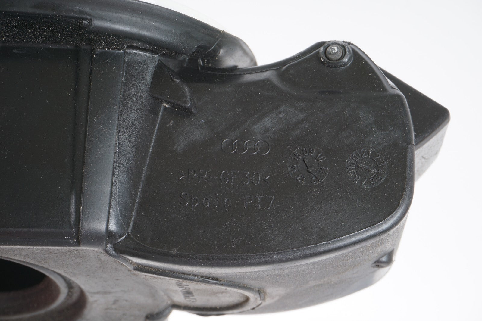 11-17 AUDI A8L A8 GAS FUEL TANK DOOR W/ CAP & ACTUATOR  OEM