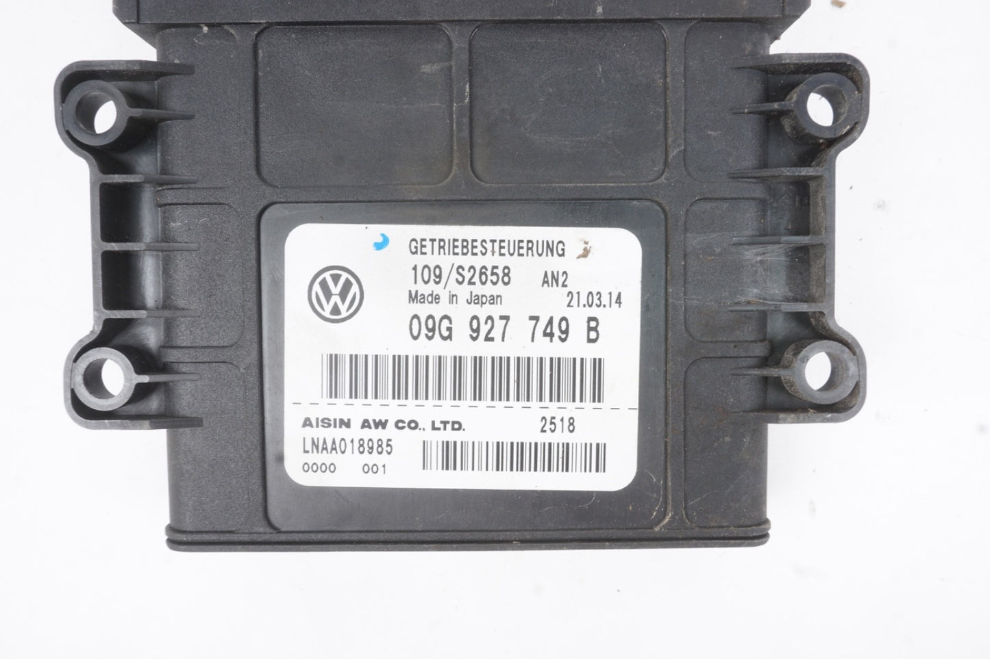 2014 - 2016 Volkswagen Passat Transmission Control Module TCM OEM