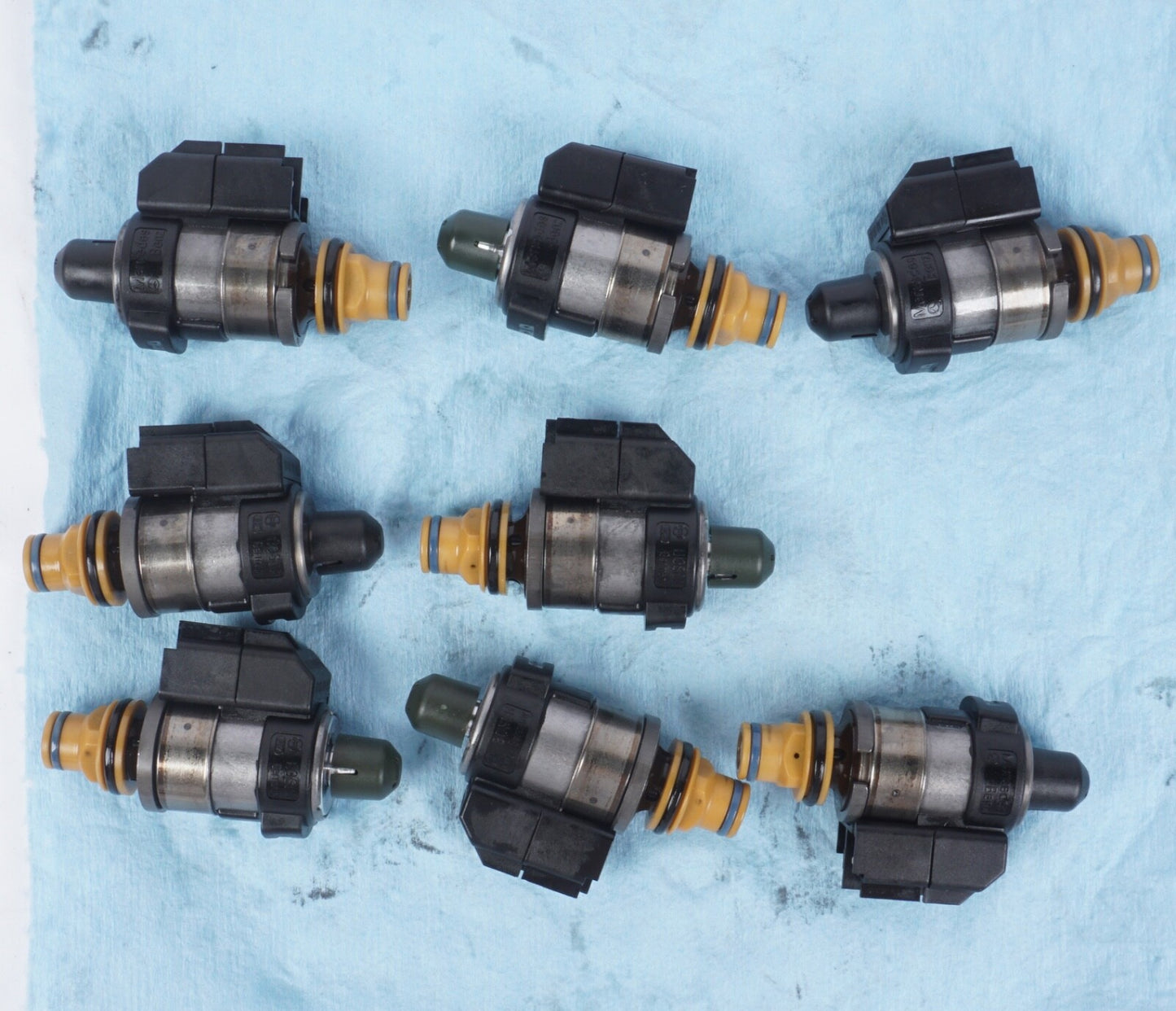 2003-2006 Mercedes R230 SL500 Transmission Solenoid Solenoids 8Pcs OEM