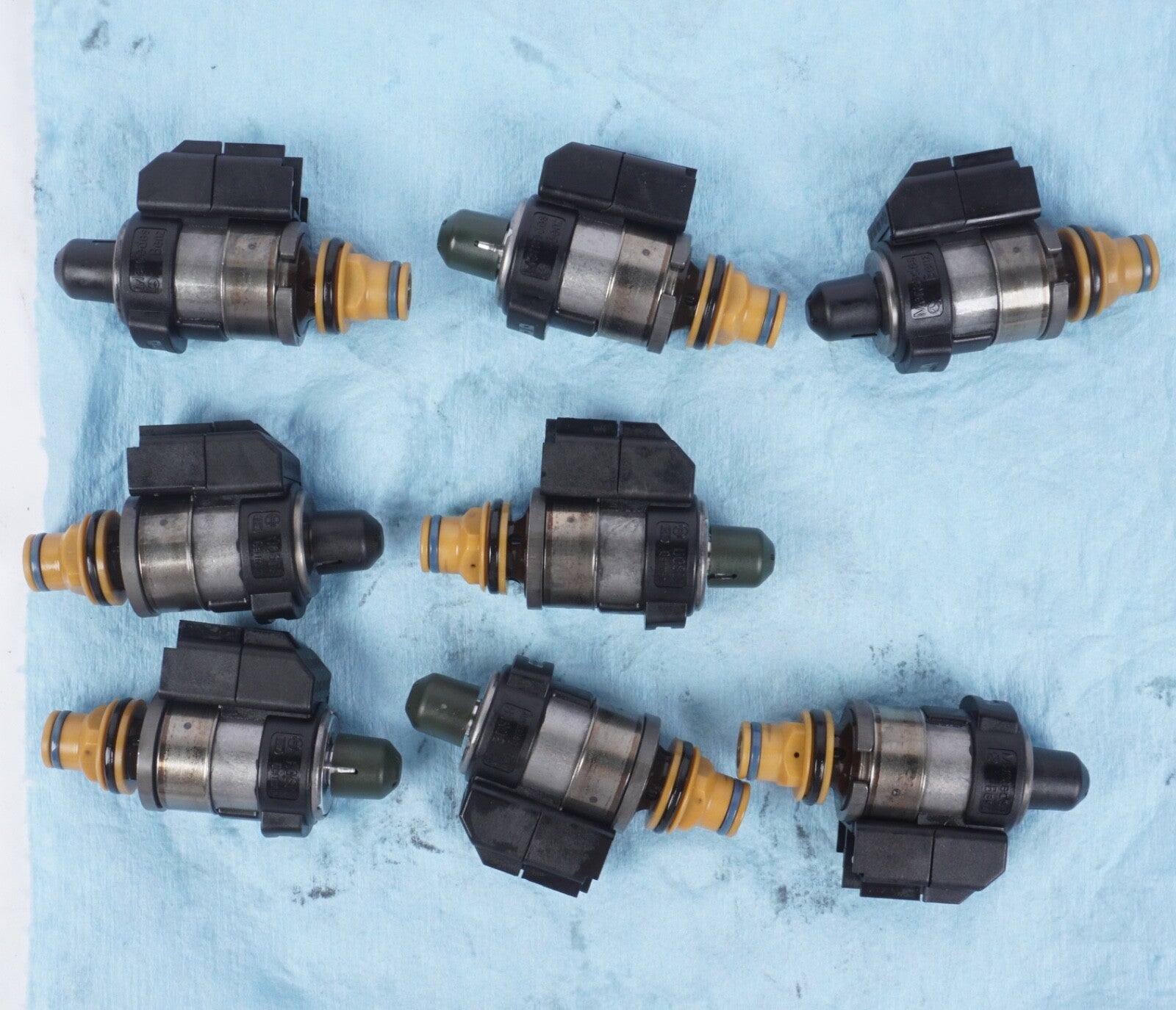 2003-2006 Mercedes R230 SL500 Transmission Solenoid Solenoids 8Pcs OEM