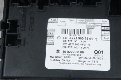 07-13 Mercedes W221 S550 S400 Rear Right or Left Side Door Control Module OEM