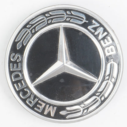 Mercedes Benz Genuine Wheel Center Cap Black OEM