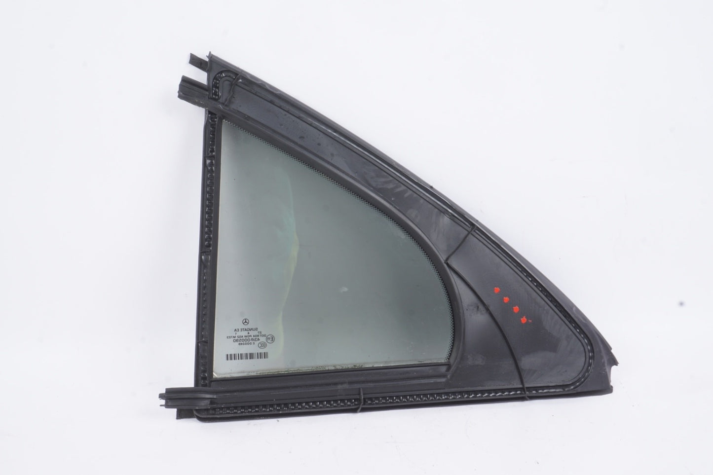 07-13 Mercedes W221 S550 S600 S63 Rear Right Side Door Window Quarter Auto Glass