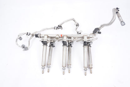 12 - 16 Mercedes W207 E350 Fuel Injection Rail Line w/ Injectors OEM