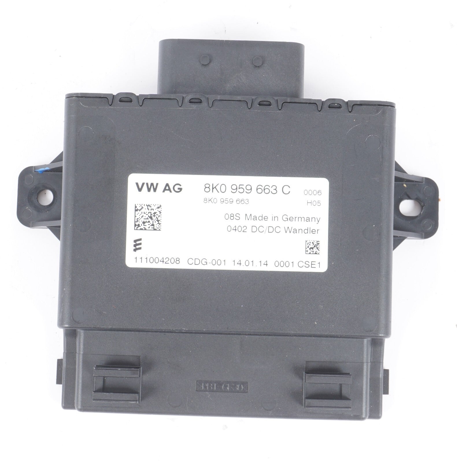 12-17 AUDI A8L A8 Voltage Stabilizer Regulator Module 8K0959663C OEM