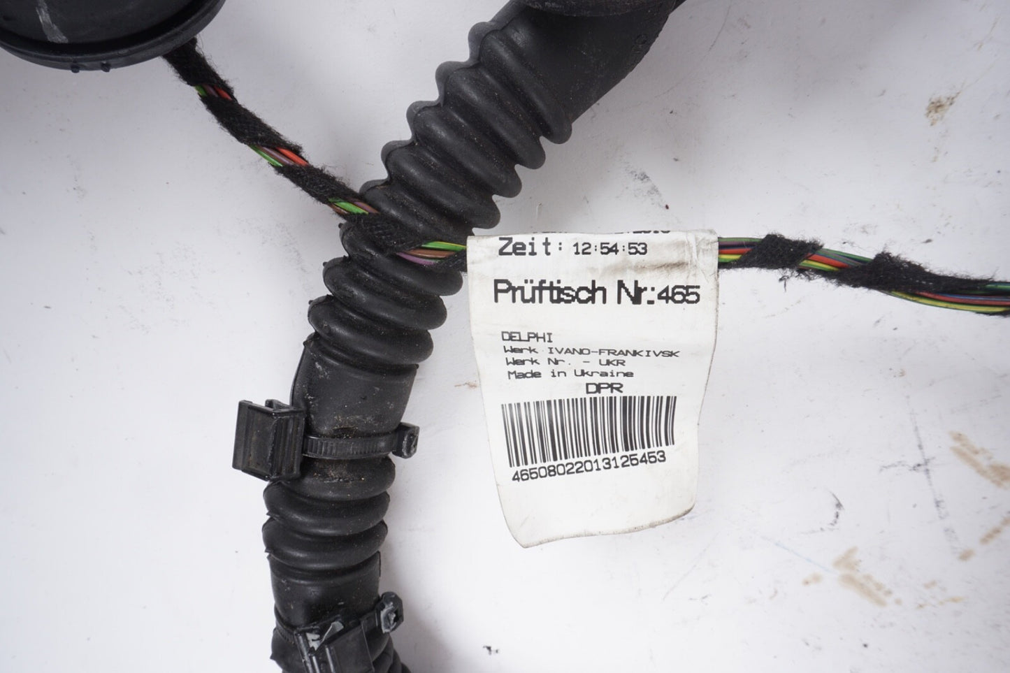 2011-2018 Porsche Cayenne Front Left Driver Door Wire Wiring Harness OEM