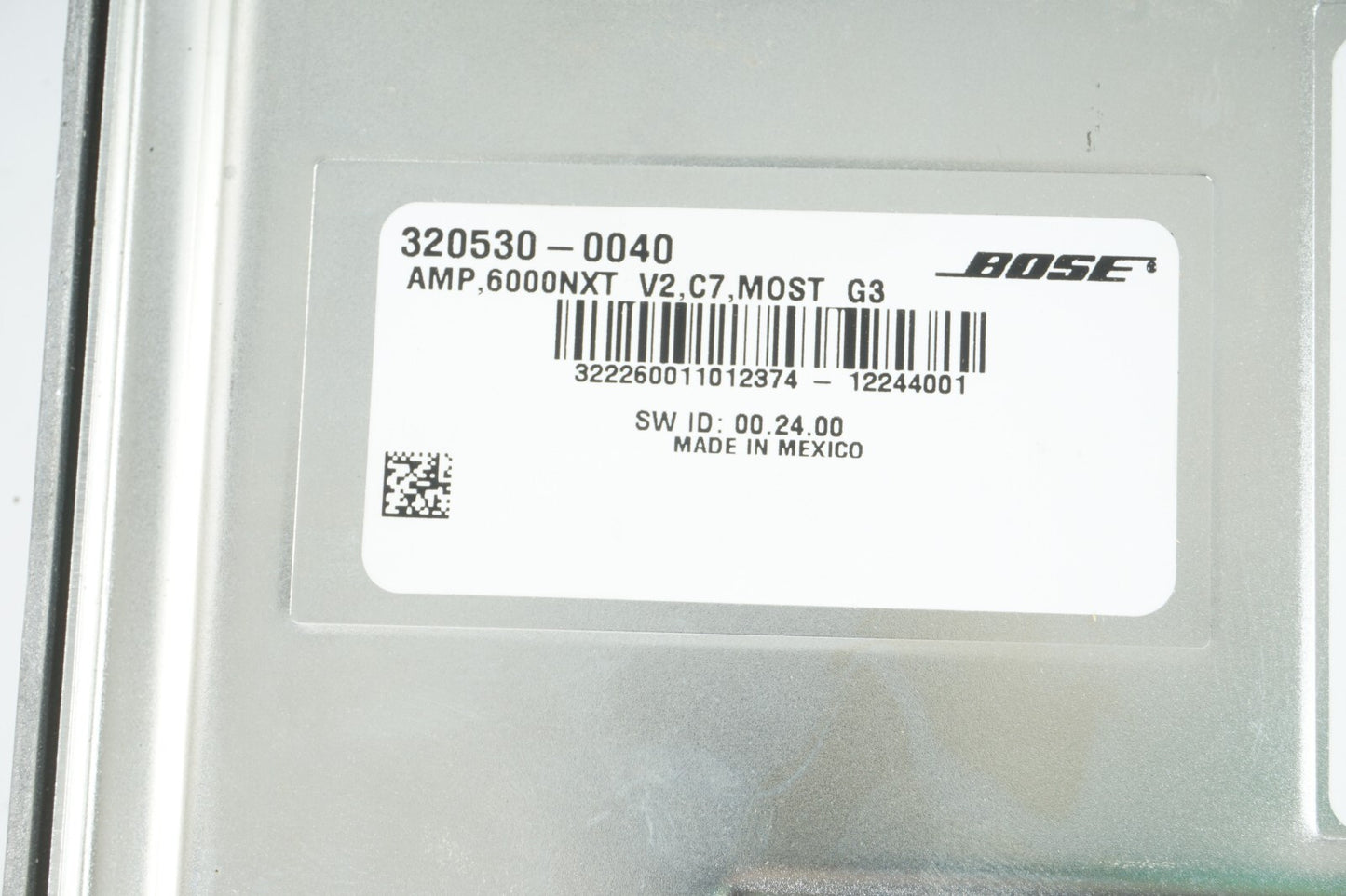 2012 - 2017 AUDI A7 AUDIO RADIO AMP AMPLIFIER 4G0035223C OEM
