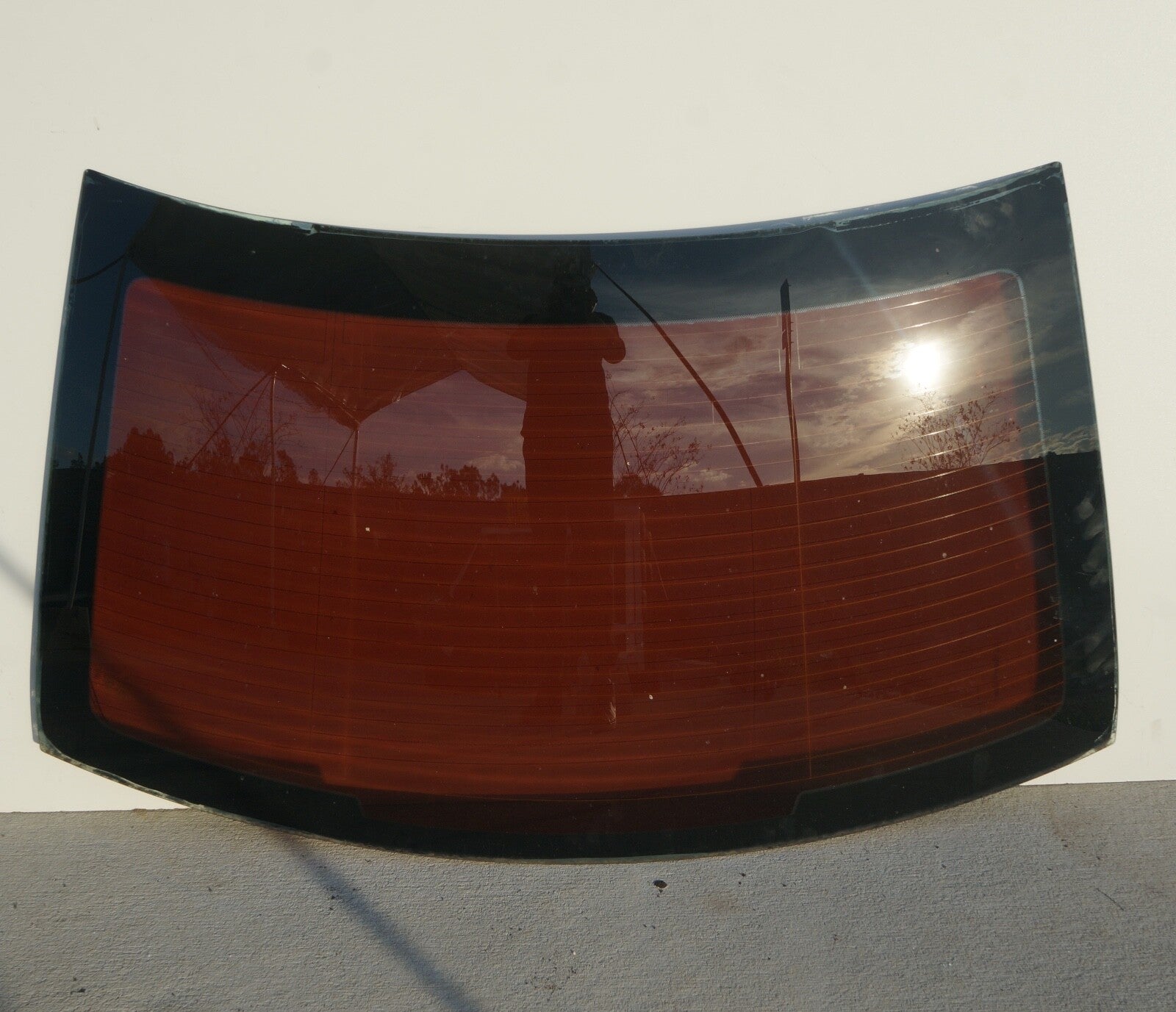2008-2011 MERCEDES C300 C250 C350 SEDAN REAR BACK WINDSHIELD WINDOW GLASS OEM