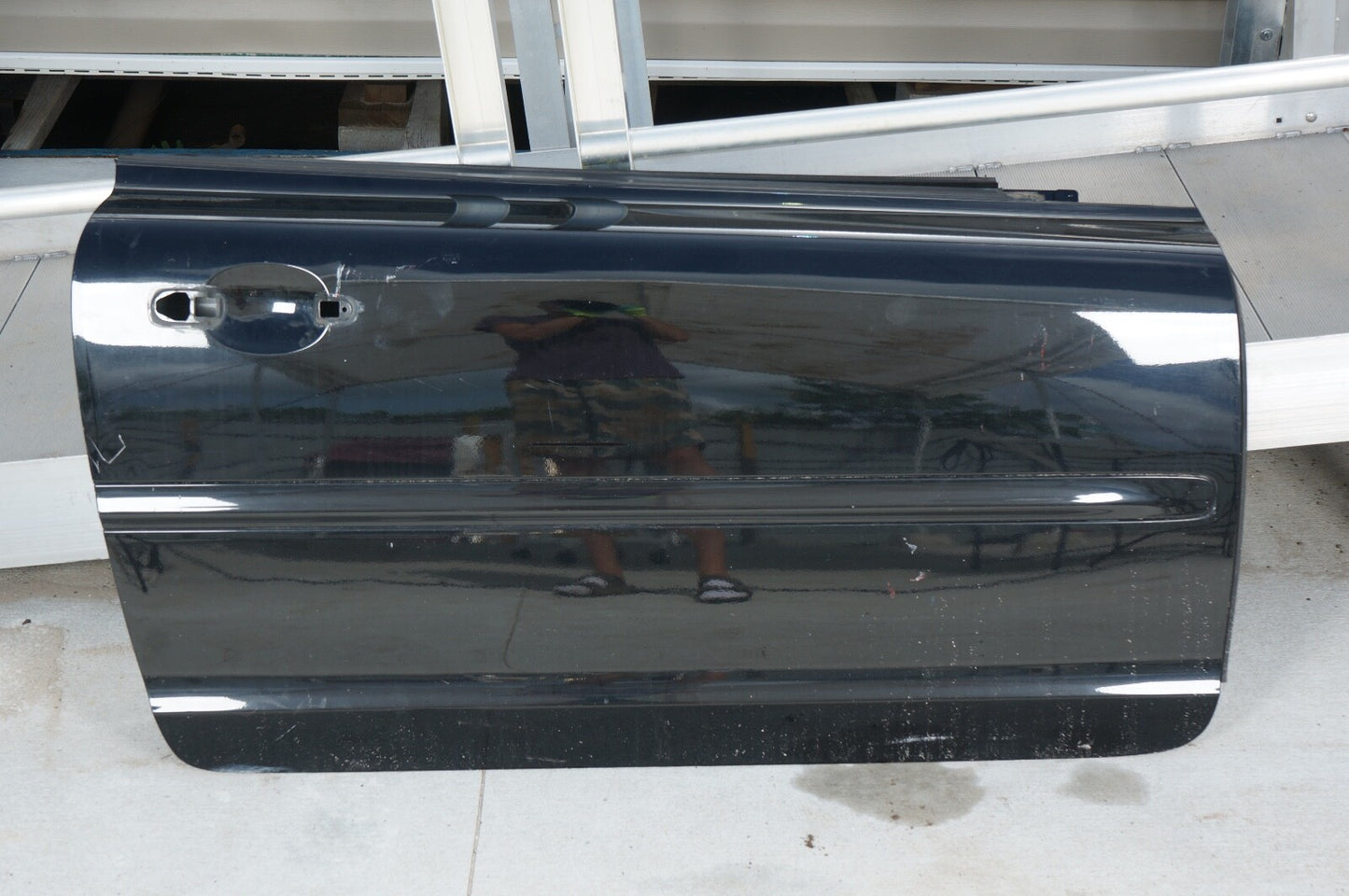06-13 VOLVO C70 FRONT RIGHT DOOR SHELL BLACK DOOR SHELL OEM