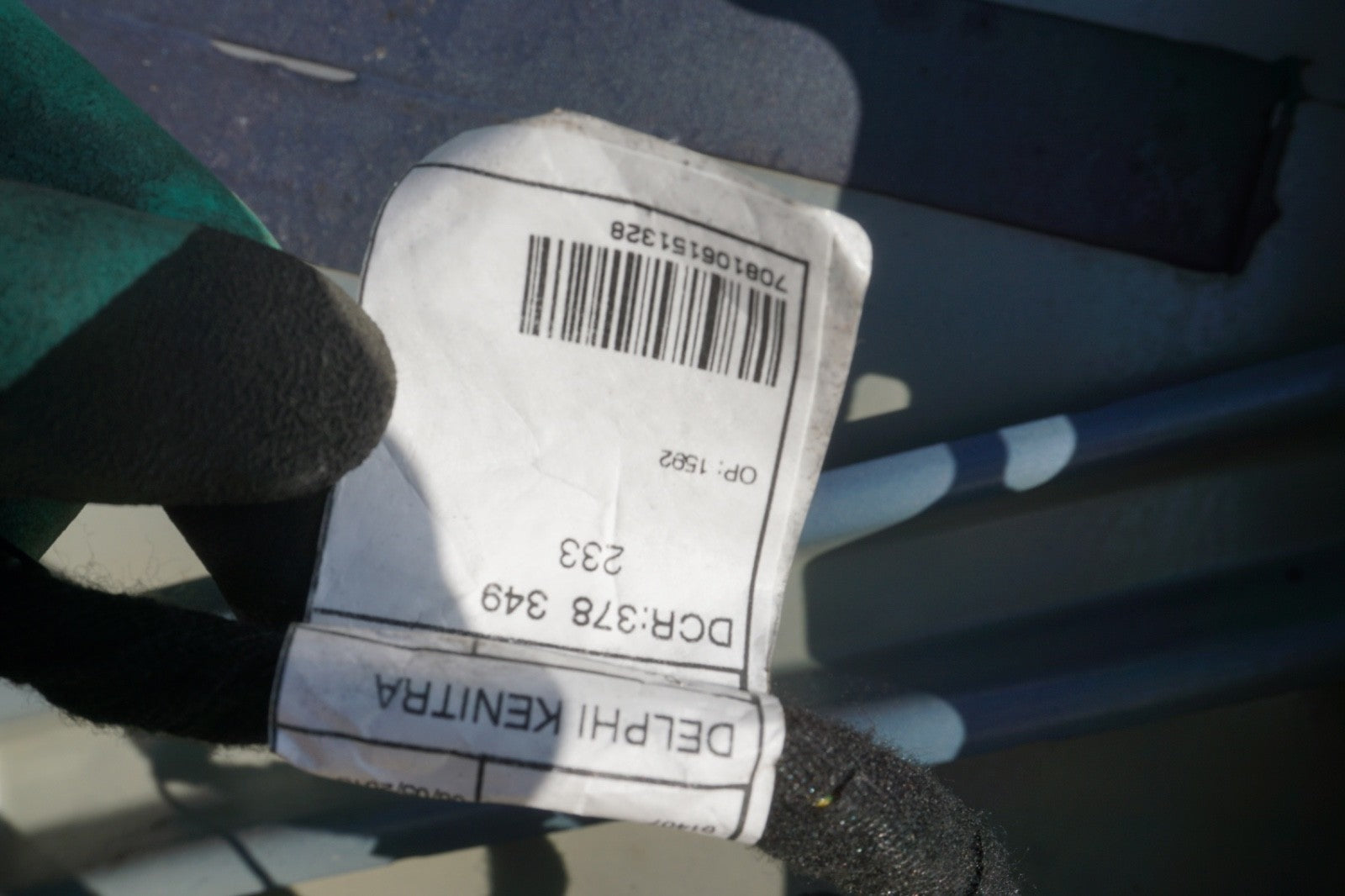 2016 - 2023 Fiat 500X  68329360AA Rear Left Door Shell Blue Color