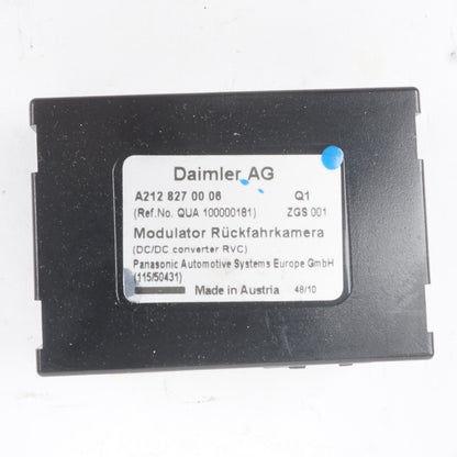 2010 - 2013 Mercedes E350 E550 Convertible Rear View Camera Control Module OEM