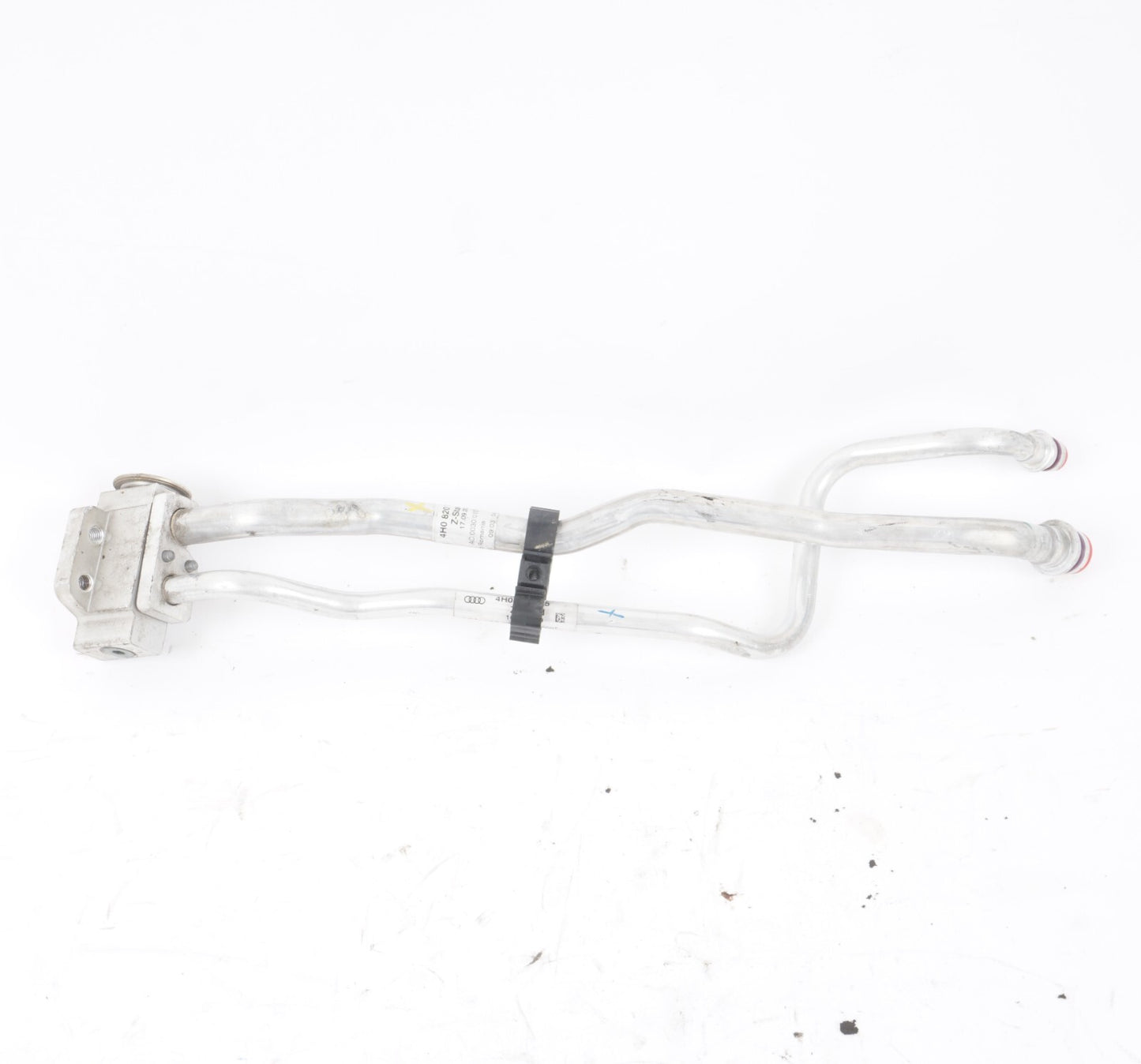 12-17 AUDI A8L A8 3.0L AIR CONDITIONING FEED & RETURN HOSE & EXPANSION VALVE OEM