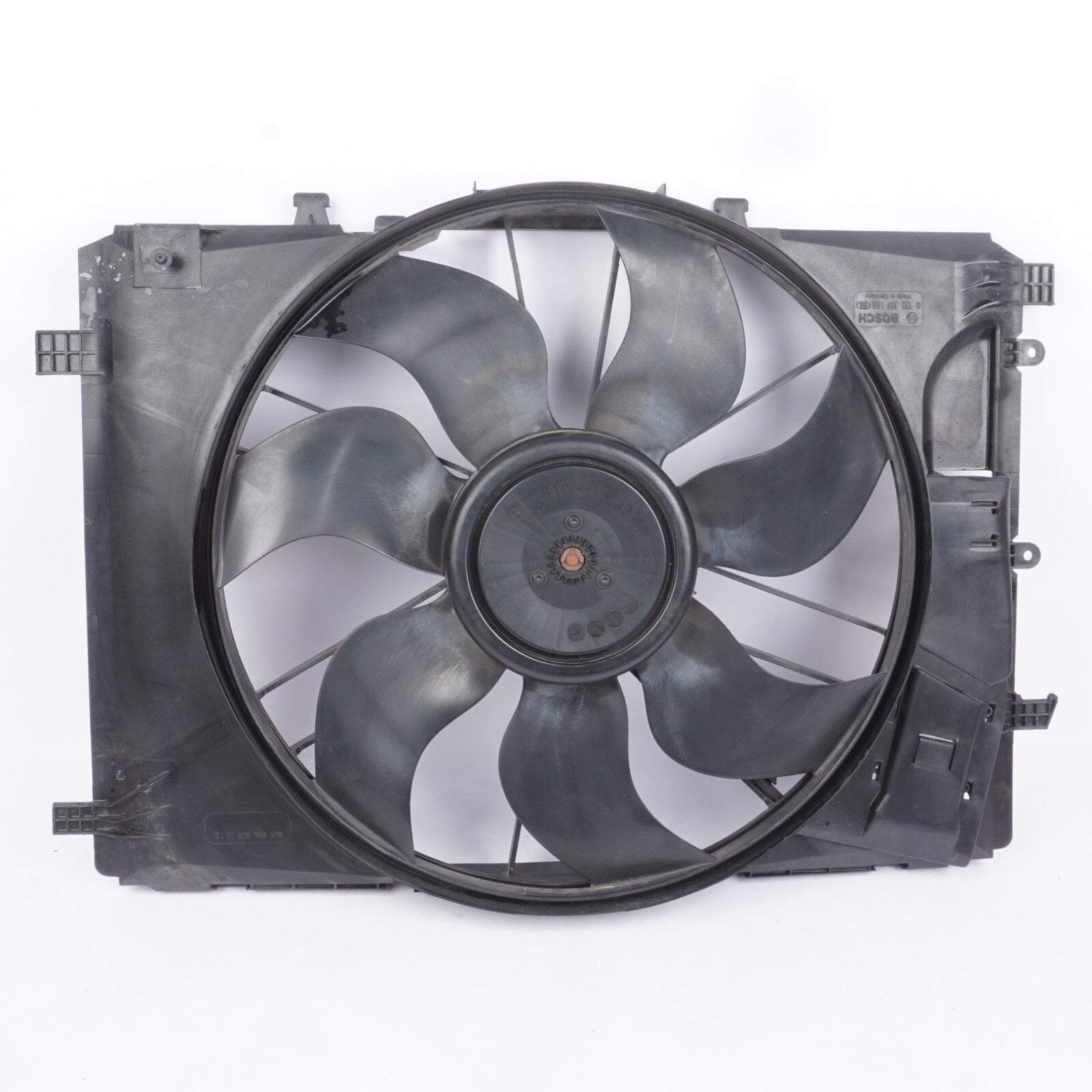 08-20 Mercedes W212 E350 C250 Engine Radiator Cooling Fan Motor Assembly OEM