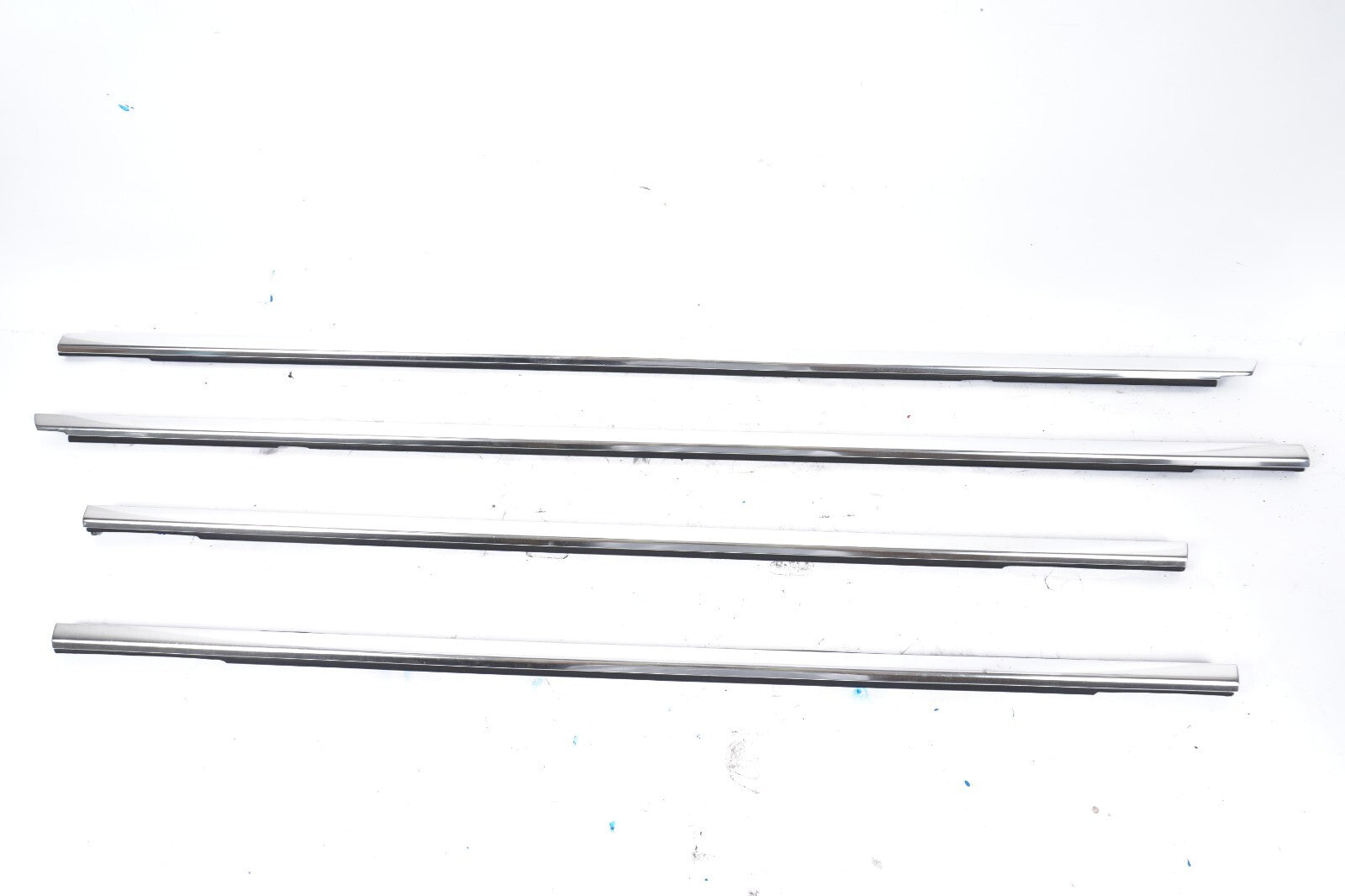 11-18 Porsche Cayenne 958 Door Window Belt Chrome SET of 4 OEM