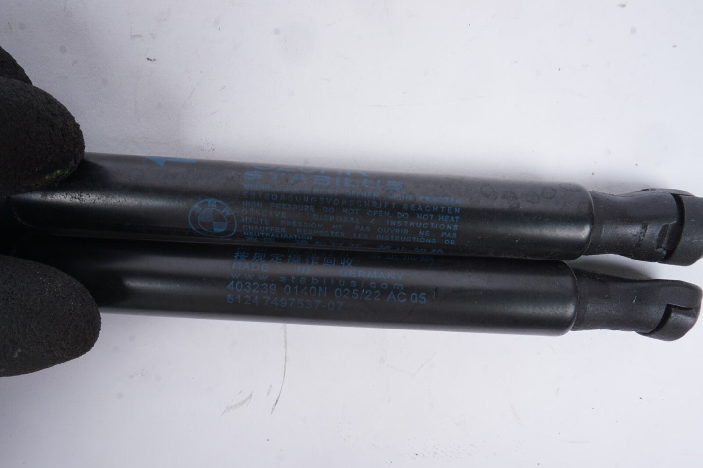 BMW M4 G83 Rear Left Right Convertible Cover Strut SHOCK Set 2021 - 2024 OEM