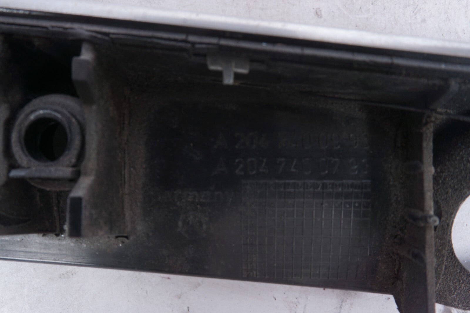 08-14 Mercedes C300 C350 W204 Trunk Lid Tailgate Handle Chrome Trim  OEM