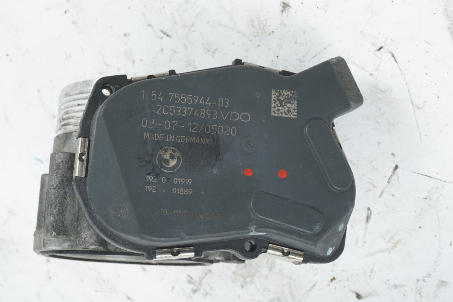 2012 - 2018 BMW 650i THROTTLE BODY RIGHT 13547555944 OEM