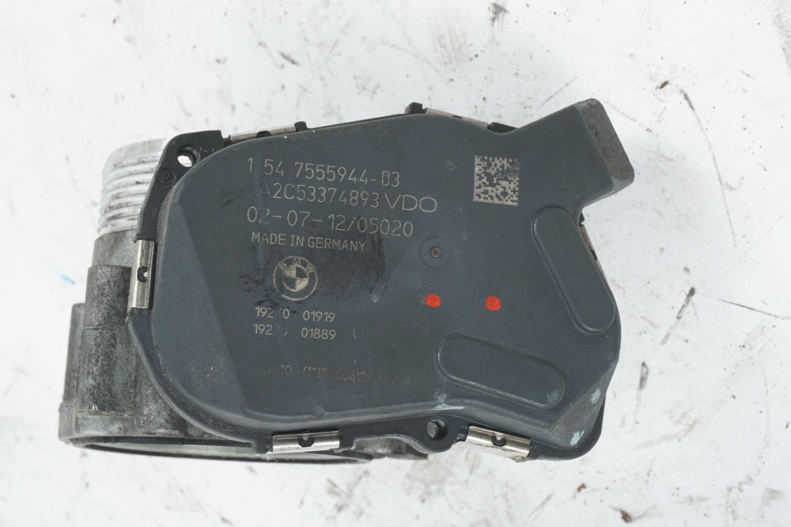2012 - 2018 BMW 650i THROTTLE BODY RIGHT 13547555944 OEM