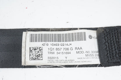 2009 - 2016 VOLKSWAGEN EOS FRONT RIGHT PASSENGER SEAT BELT RETRACTOR OEM