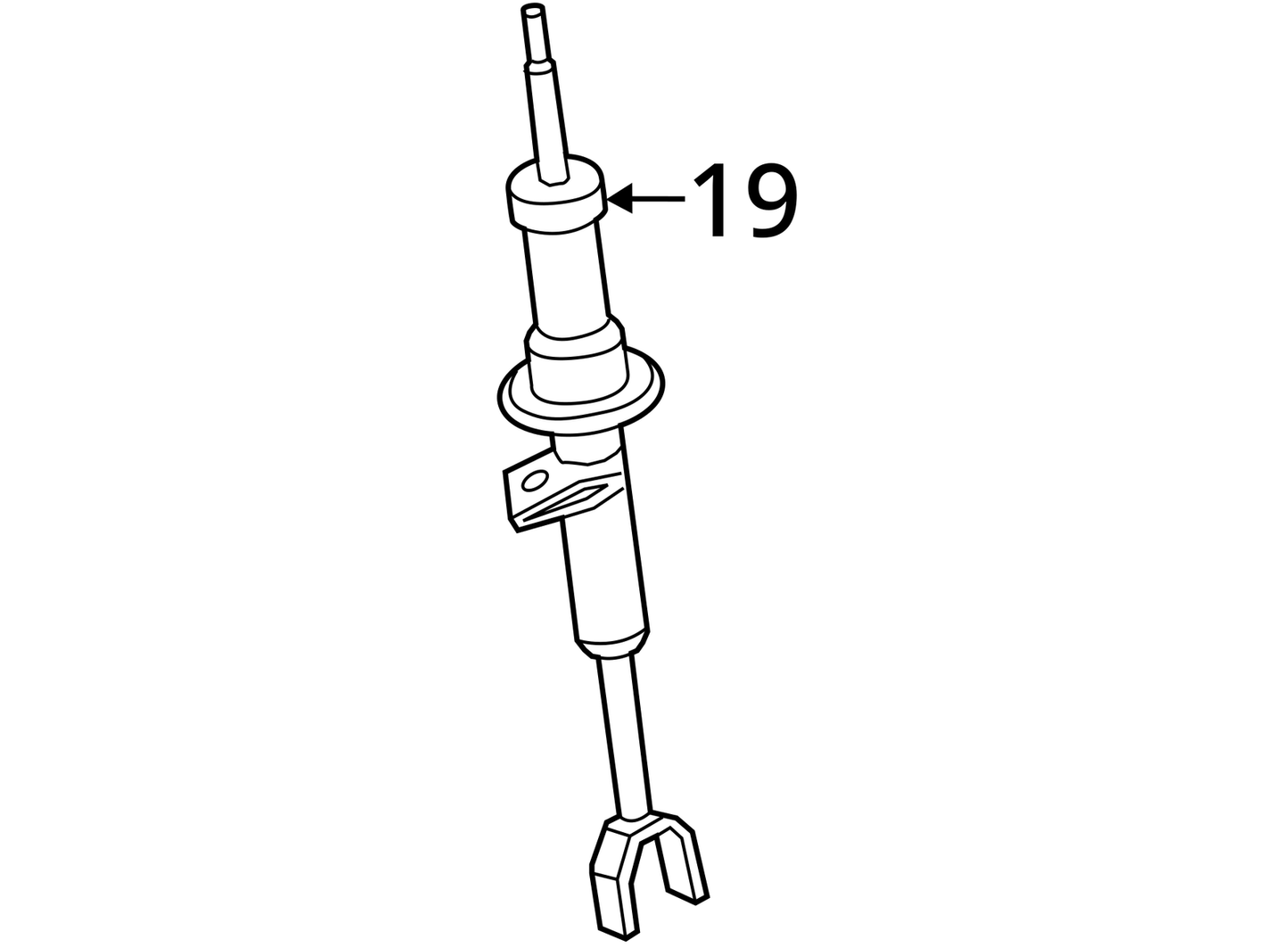 2011-2016 BMW 528xi 535xi 550xi Front Strut Shock Left Driver EDC