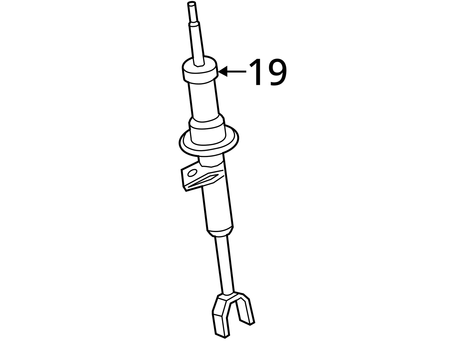 2011-2016 BMW 528xi 535xi 550xi Front Strut Shock Left Driver EDC