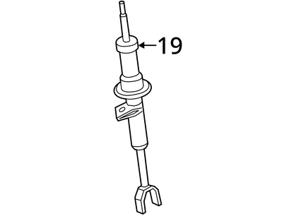 2011-2016 BMW 528xi 535xi 550xi Front Strut Shock Left Driver EDC