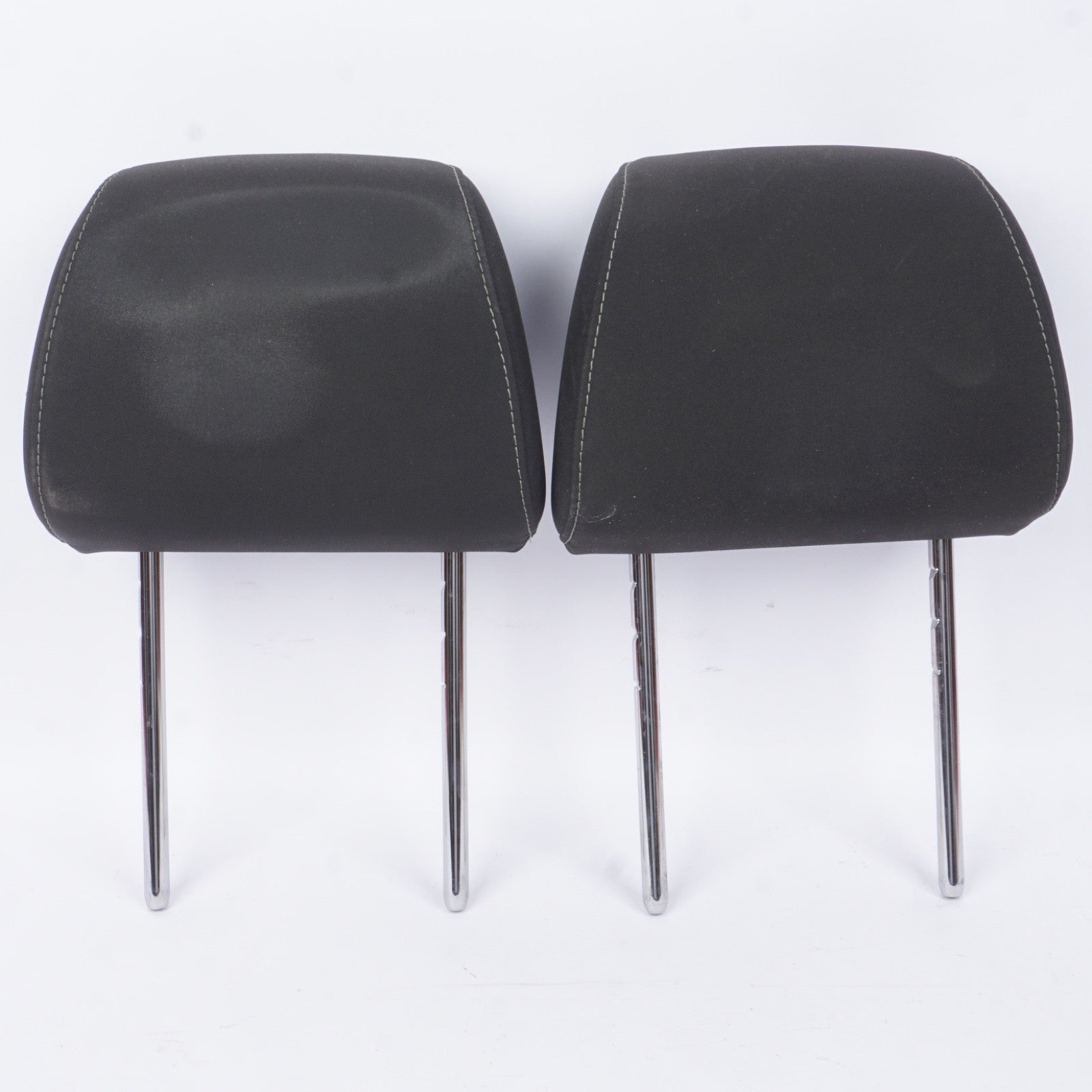 2015 - 2018 Ford Focus Front Seat Cloth Head Rest Set of 2 Black