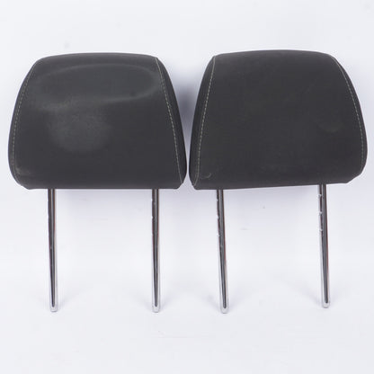 2015 - 2018 Ford Focus Front Seat Cloth Head Rest Set of 2 Black