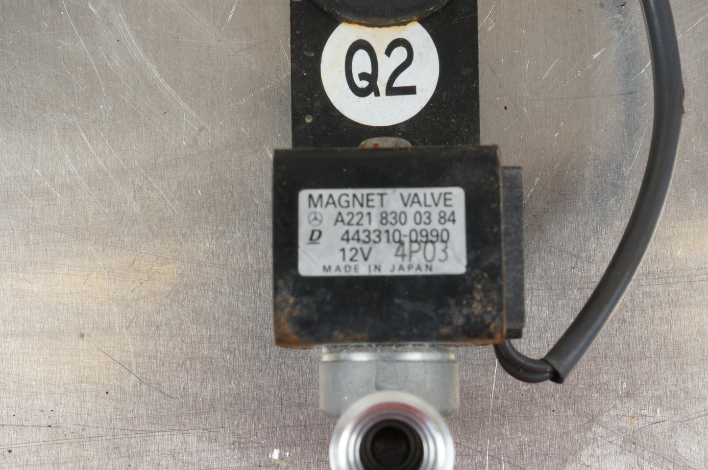 2007 - 2013 MERCEDES-BENZ W221 S63 S65 S600 S550 S450 REAR AC SOLENOID VAVLE OEM