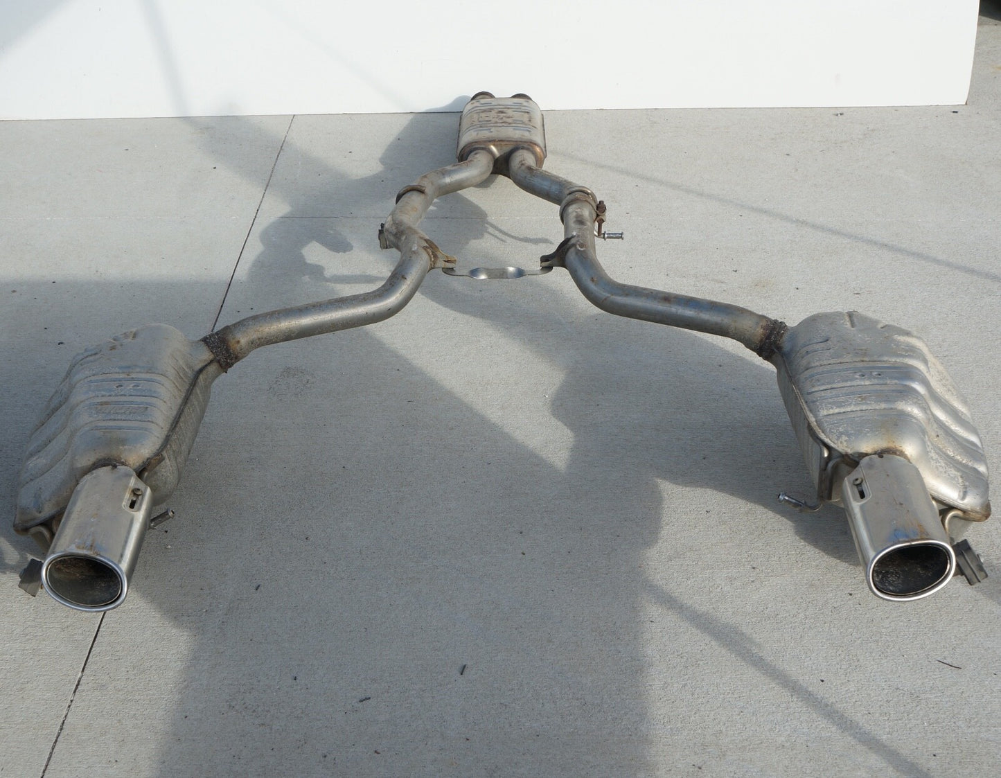 2012-2014 MERCEDES BENZ C300 E350 EXHAUST SILENCER MUFFLER DOWNPIPE OEM
