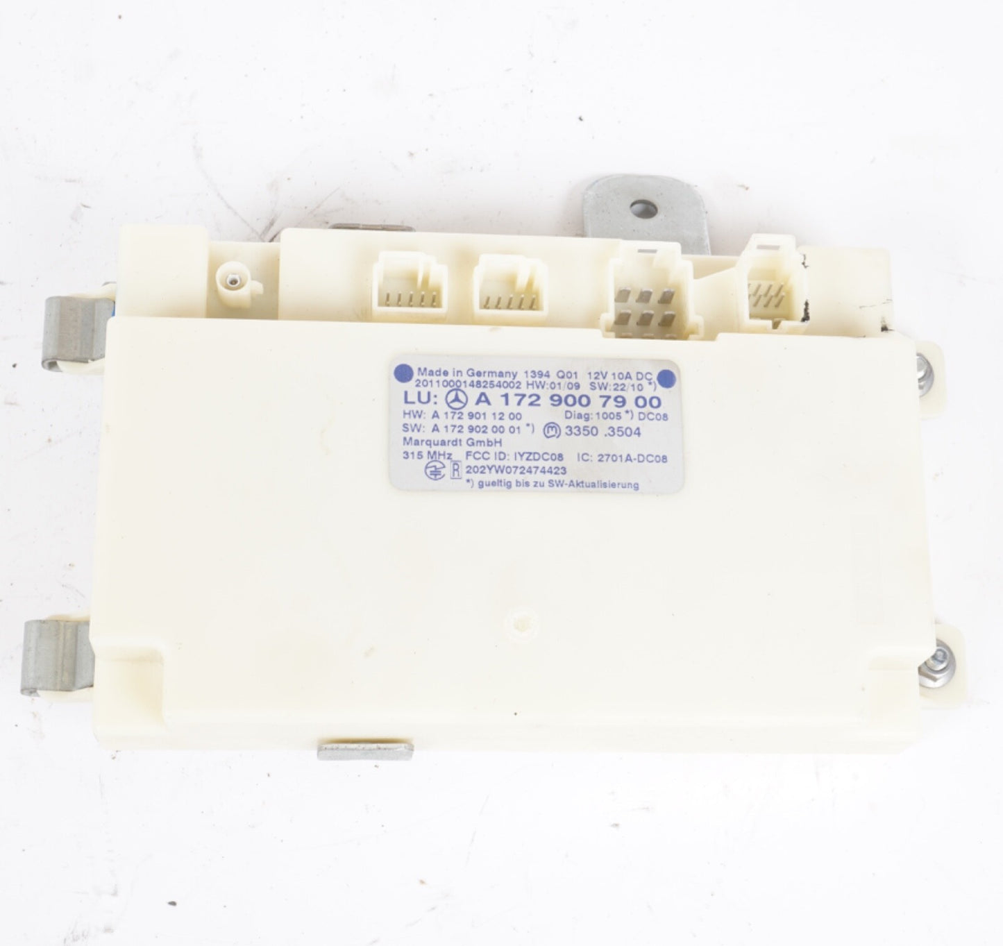 12-14 MERCEDES BENZ C200 C250 C300 KEYLESS GO ENTRY CONTROL MODULE 1729007900