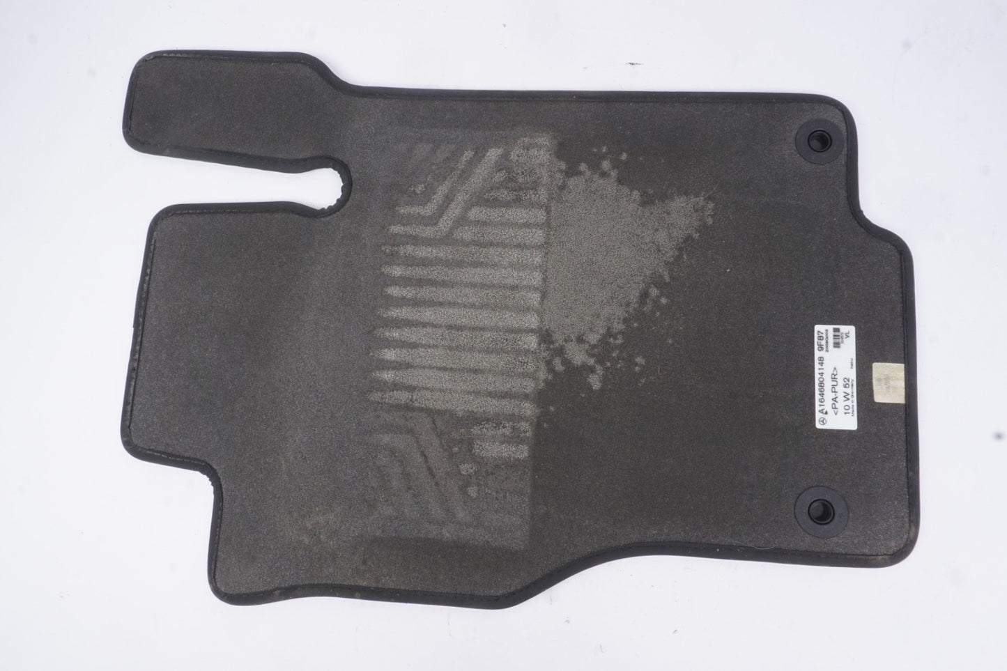 06-11 MERCEDES ML320 ML350 ML500 GL350 GL450 GL550 REAR BLACK FLOOR MATS RUGS
