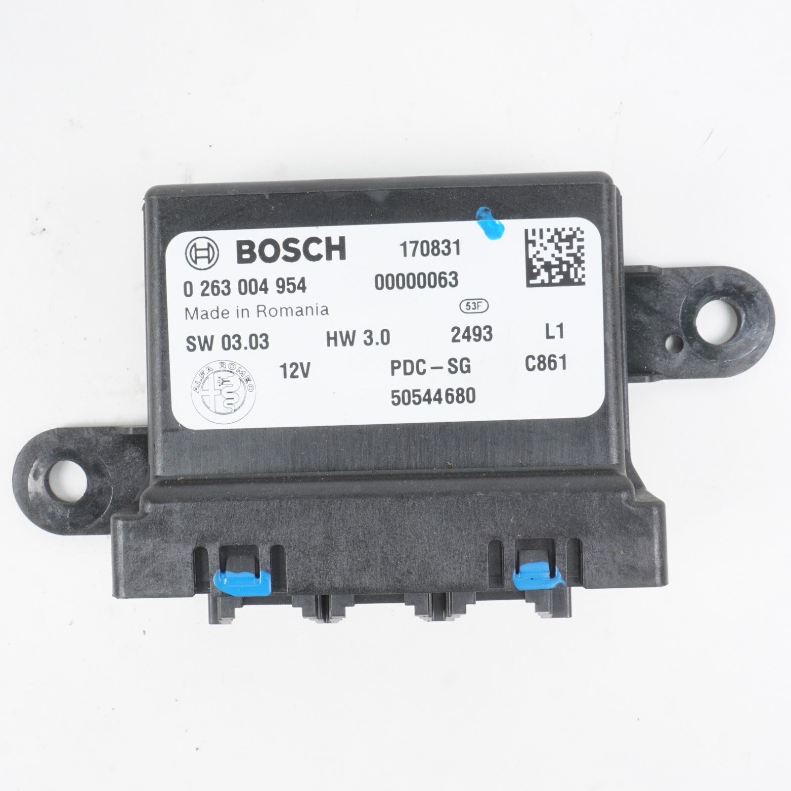 2018 - 2025 ALFA ROMEO STELVIO PARK PARKING AID CONTROL MODULE OEM 0263004954