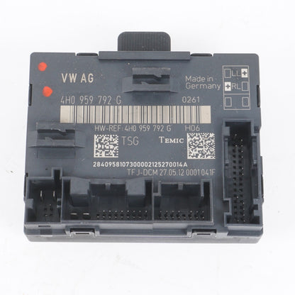 11-17 AUDI A8L FRONT RIGHT PASSENGER SIDE DOOR CONTROL MODULE OEM