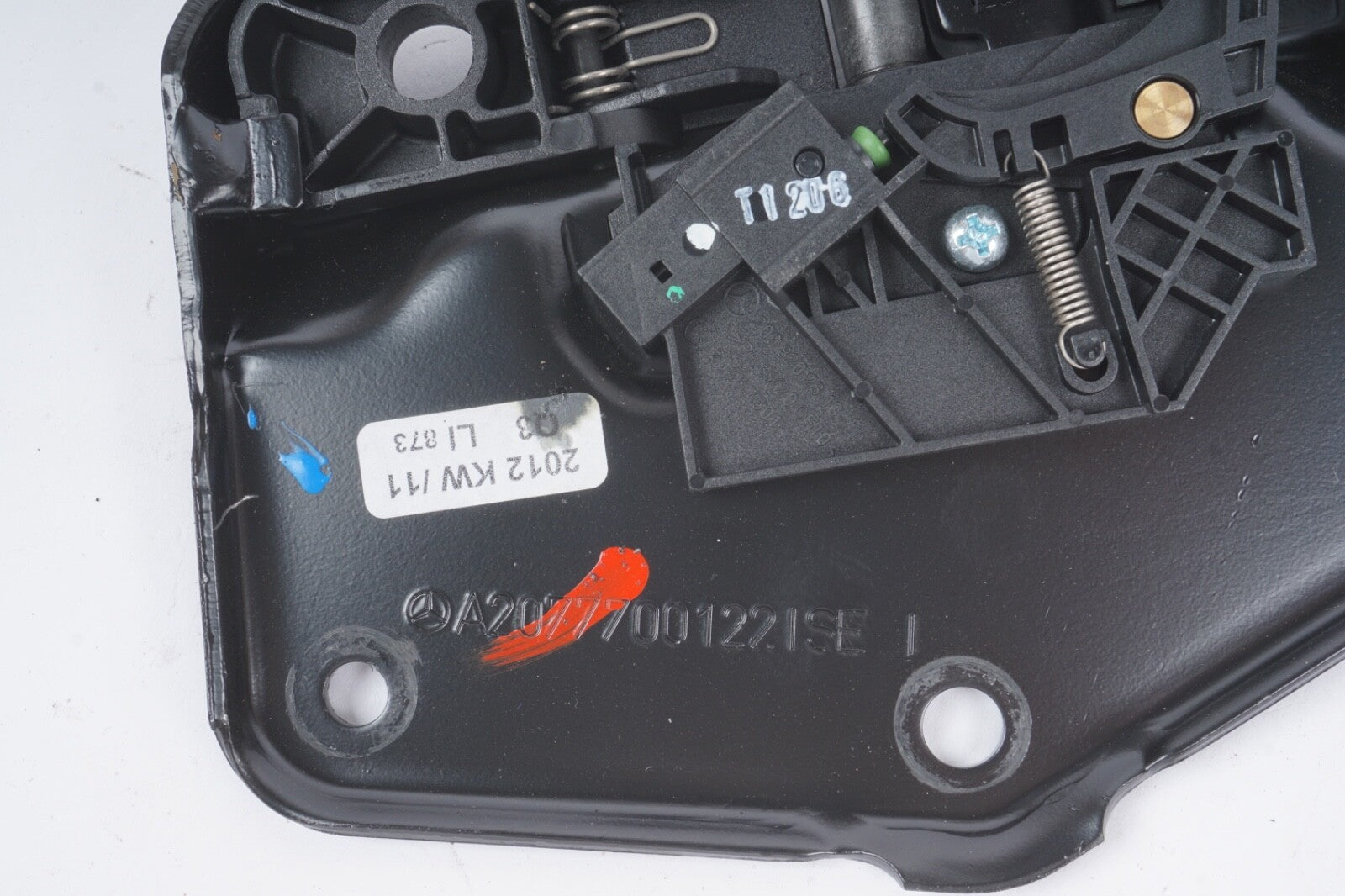 11-17 Mercedes W207 E550 E350 E400 Front Top Roof Lock Latch Cover Set of 2 OEM