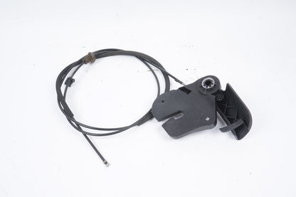 11-18 AUDI A8 A8L S8 - HOOD LATCH RELEASE LEVER HANDLE CABLE BRACKET 4H1823633D