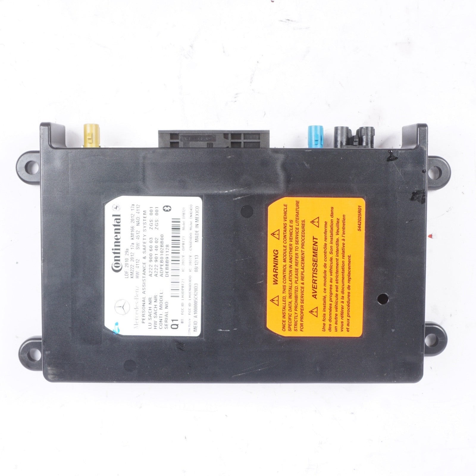10–20 Mercedes W212 E350 E550 GLA250 Communication Control Module 2229006003 Oem