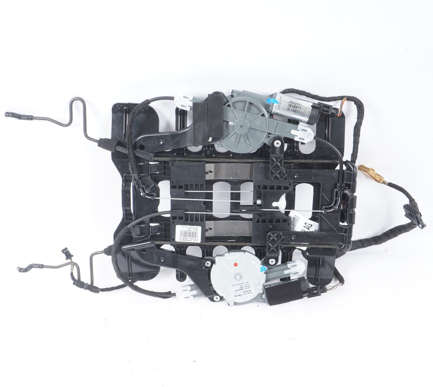 11-18 Porsche Cayenne 958 Front Left Driver Seat Lumbar Support w/ Motors  OEM
