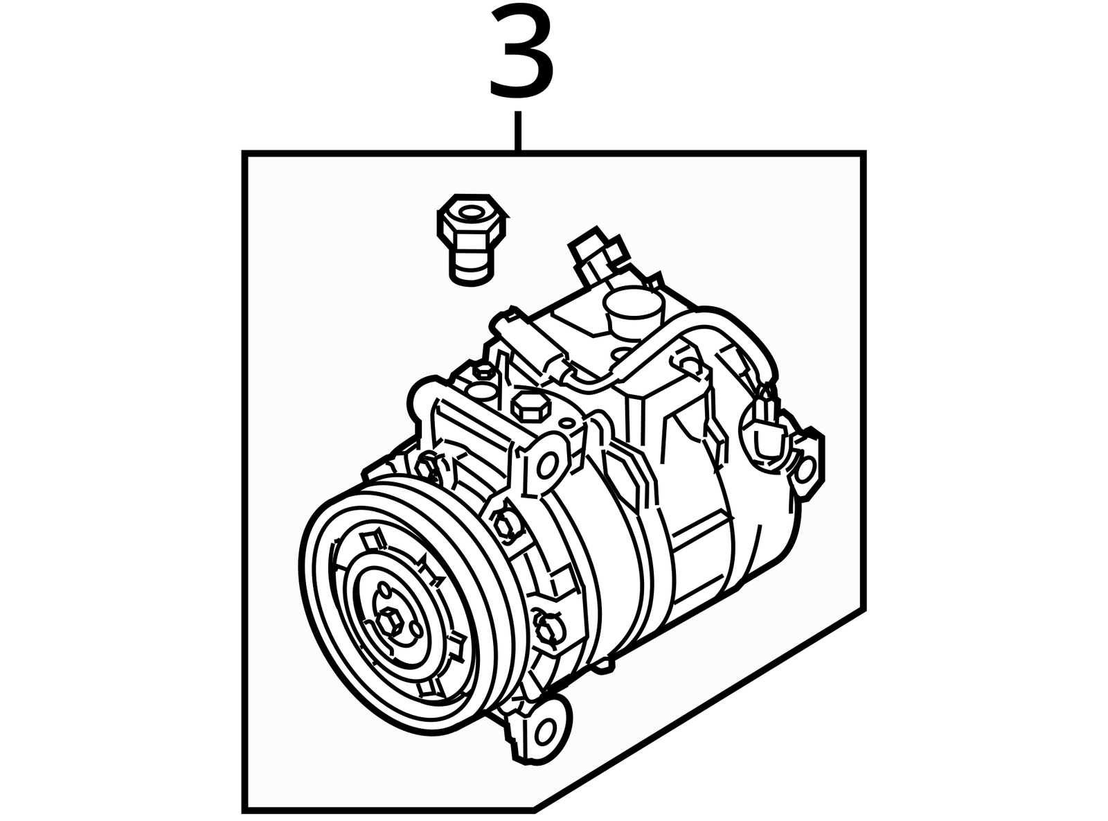 2007 2008 2009 2010 2011 2012 2013 BMW 328i AC Compressor Coupe N51 Engine