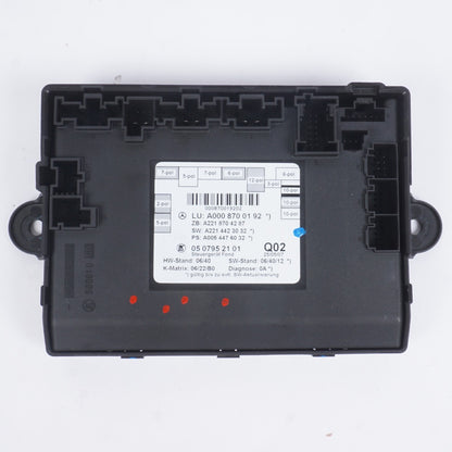 07-13 Mercedes W221 S550 S63 Rear Right Passenger Side Door Control Module OEM