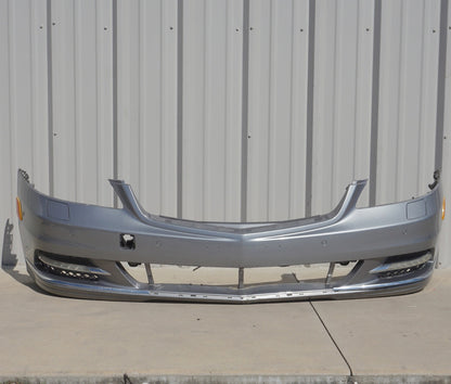 10-13 Mercedes W221 S550 S400 Base Front Bumper Cover Assembly Gray OEM